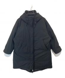 Spick and Span（スピック＆スパン）の古着「撥水フーデッドダウンコート 23020200808040」｜ブラック