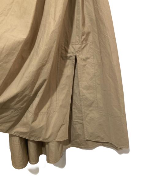 MADISON BLUE（マディソンブルー）MADISON BLUE (マディソンブルー) TUCK VOLUME SKIRT ブラウン サイズ:Sの古着・服飾アイテム