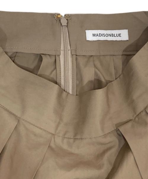 MADISON BLUE（マディソンブルー）MADISON BLUE (マディソンブルー) TUCK VOLUME SKIRT ブラウン サイズ:Sの古着・服飾アイテム