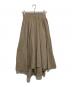 MADISON BLUE（マディソンブルー）の古着「TUCK VOLUME SKIRT」｜ブラウン