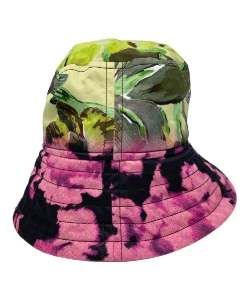 DRIES VAN NOTEN（ドリスヴァンノッテン）DRIES VAN NOTEN (ドリスヴァンノッテン) 総柄バケットハット ピンクの古着・服飾アイテム