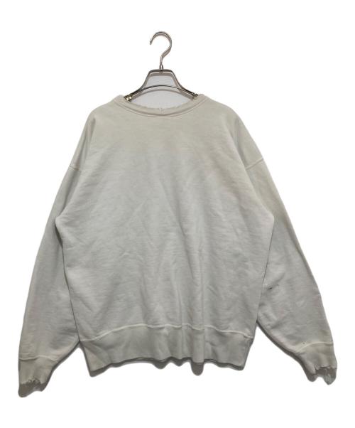 SAINT MICHAEL（セントマイケル）SAINT MICHAEL (セントマイケル) BerBerJin (ベンベルジン) BJ CREW NECK SWEAT/YOUNG ホワイト サイズ:Lの古着・服飾アイテム