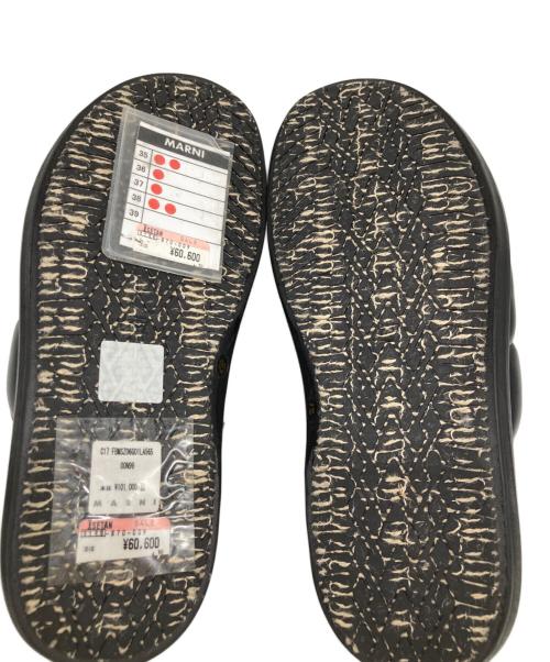 MARNI（マルニ）MARNI (マルニ) FUSBETT SANDAL ブラック サイズ:37の古着・服飾アイテム