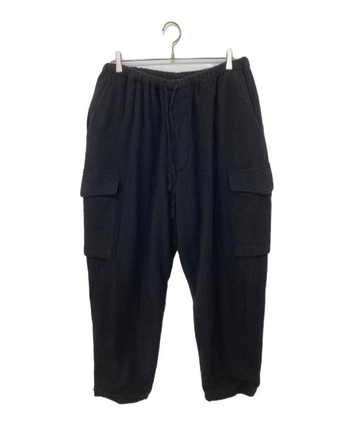 COMOLI（コモリ）COMOLI (コモリ) 縮絨ウール 6Pパンツ 23AW Y03-03011 ブラック サイズ:3の古着・服飾アイテム