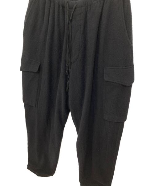 COMOLI（コモリ）COMOLI (コモリ) 縮絨ウール 6Pパンツ 23AW Y03-03011 ブラック サイズ:3の古着・服飾アイテム