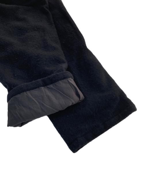 COMOLI（コモリ）COMOLI (コモリ) 縮絨ウール 6Pパンツ 23AW Y03-03011 ブラック サイズ:3の古着・服飾アイテム