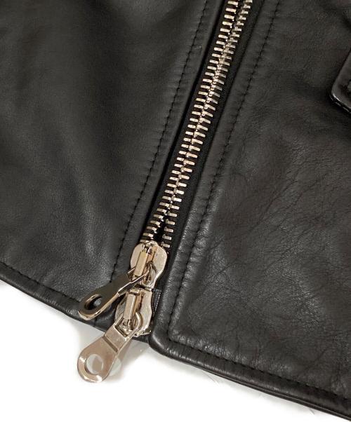 Cinquanta（チンクワンタ）Cinquanta (チンクワンタ) スタンドカラーダブルライダースジャケット ブラック サイズ:48の古着・服飾アイテム