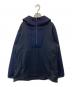 WHITE MOUNTAINEERING（ホワイトマウンテ二アニング）の古着「COMBINATION ANORAK　コンビネーションアノラックパーカー　ハーフジップ　WL2273202」｜ネイビー