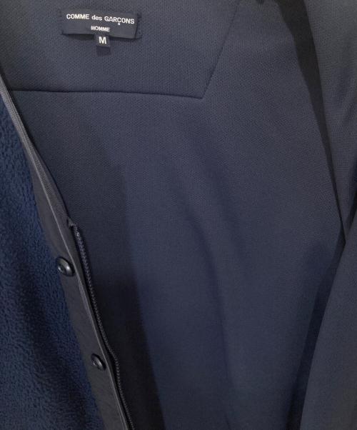 COMME des GARCONS HOMME（コムデギャルソン オム）COMME des GARCONS HOMME (コムデギャルソン オム) ボアミリタリーライニングジャケット　MILITALY LINER JACKET HH-T019 ネイビー サイズ:Mの古着・服飾アイテム
