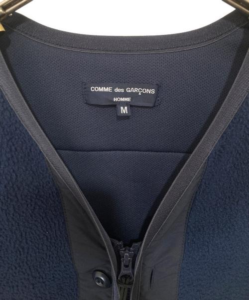COMME des GARCONS HOMME（コムデギャルソン オム）COMME des GARCONS HOMME (コムデギャルソン オム) ボアミリタリーライニングジャケット　MILITALY LINER JACKET HH-T019 ネイビー サイズ:Mの古着・服飾アイテム