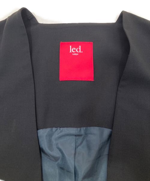 led-tokyo（レッドトーキョー）led-tokyo (レッドトーキョー) ベスト ブラック サイズ:Freeの古着・服飾アイテム