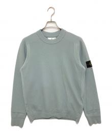 STONE ISLAND（ストーンアイランド）の古着「24AW Logo Patch Crewneck Sweater（ロゴパッチクルーネックセーター）8115534A4 / ニット」｜ブルー
