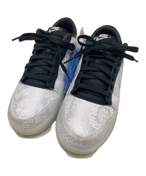 NIKE SB（ナイキエスビー）NIKE SB (ナイキエスビー) CLOT (クロット) FRAGMENT DESIGN (フラグメントデザイン) スニーカー ホワイト サイズ:UK7.5の古着・服飾アイテム