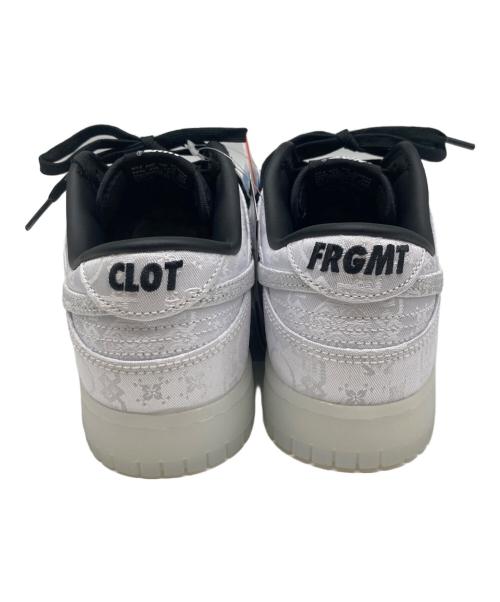 NIKE SB（ナイキエスビー）NIKE SB (ナイキエスビー) CLOT (クロット) FRAGMENT DESIGN (フラグメントデザイン) スニーカー ホワイト サイズ:UK7.5の古着・服飾アイテム