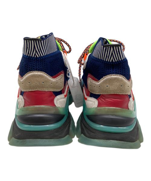 MONCLER（モンクレール）MONCLER (モンクレール) ハイカットスニーカー ネイビー サイズ:41の古着・服飾アイテム