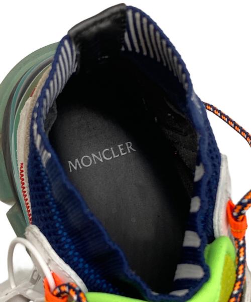 MONCLER（モンクレール）MONCLER (モンクレール) ハイカットスニーカー ネイビー サイズ:41の古着・服飾アイテム