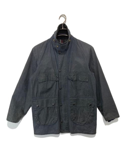 Barbour（バブアー）Barbour (バブアー) 80-90's 4 Pocket BEDALE（ビデイル）オイルドジャケット　3ワラント イングランド製 ネイビー サイズ:記載なしの古着・服飾アイテム