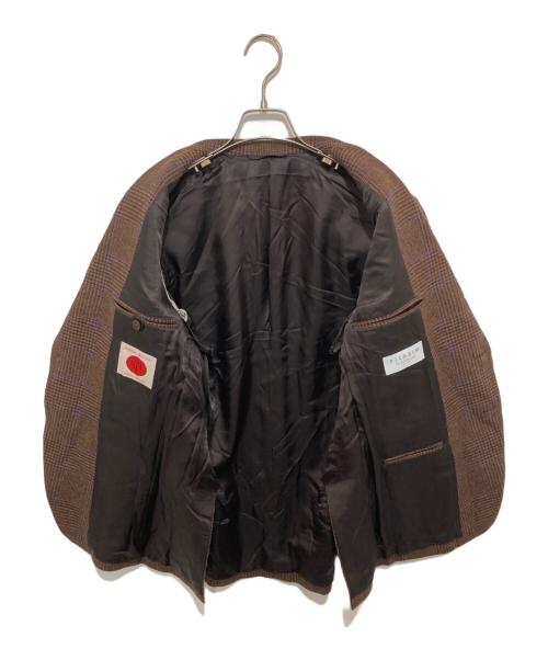 TOMORROW LAND（トゥモローランド）TOMORROW LAND (トゥモローランド) MARLING&EVANS ウールツイード シングルブレステッド3Bジャケット 23AW 61-07-35-07108 ブラウン サイズ:46の古着・服飾アイテム