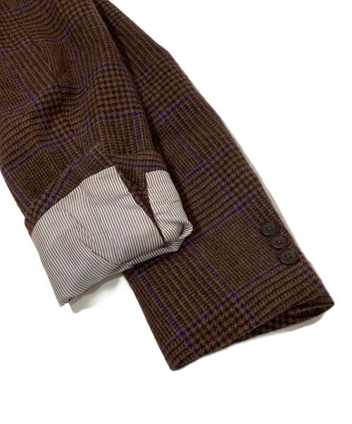 TOMORROW LAND（トゥモローランド）TOMORROW LAND (トゥモローランド) MARLING&EVANS ウールツイード シングルブレステッド3Bジャケット 23AW 61-07-35-07108 ブラウン サイズ:46の古着・服飾アイテム