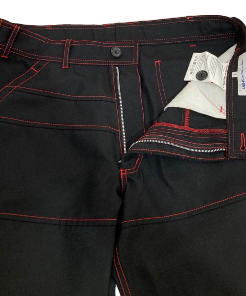COMME des GARCONS SHIRT（コムデギャルソンシャツ）COMME des GARCONS SHIRT (コムデギャルソンシャツ) contrast stitching pants ブラック サイズ:Sの古着・服飾アイテム