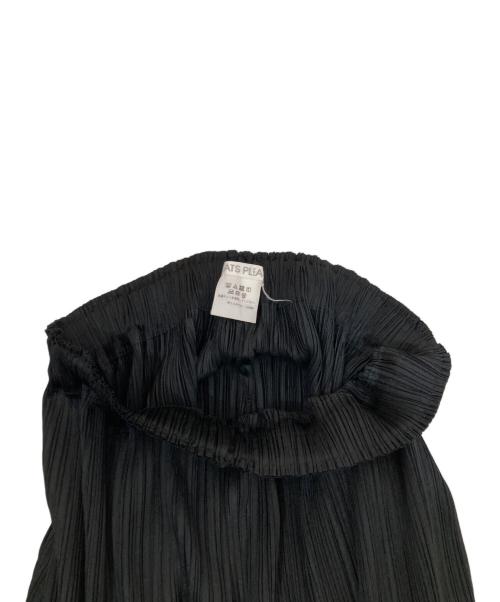 PLEATS PLEASE（プリーツプリーズ）PLEATS PLEASE (プリーツプリーズ) ワイドプリーツスリットパンツ ブラック サイズ:記載無しの古着・服飾アイテム