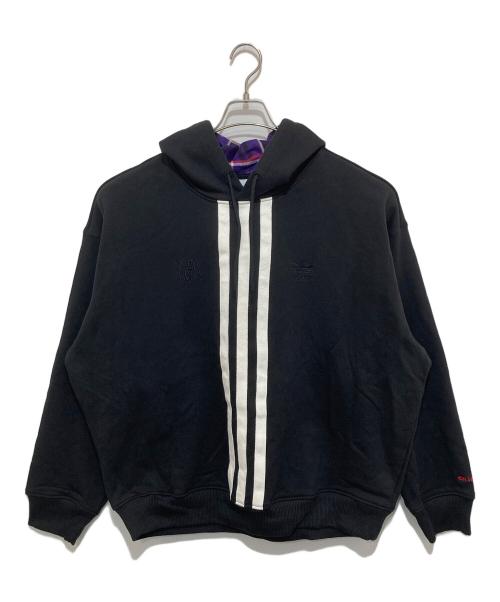 adidas（アディダス）adidas (アディダス) KORN (コーン) KORN HOODIE ブラック サイズ:2XLの古着・服飾アイテム