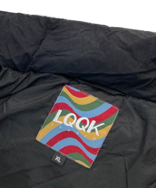 LQQK STUDIO（ルックスタジオ）LQQK STUDIO (ルックスタジオ) Studio Down Weave Jacket(ダウンウェーブジャケット) 	LQA23DW16 ブラック サイズ:XLの古着・服飾アイテム