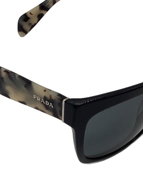 PRADA（プラダ）PRADA (プラダ) ウェリントンサングラス ブラック サイズ:58□18の古着・服飾アイテム