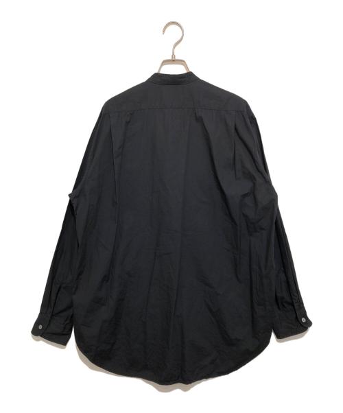 charcoal（チャコール）charcoal (チャコール) Engineered Garments (エンジニアド ガーメンツ) Banded Collar Shirt ブラック サイズ:Mの古着・服飾アイテム