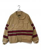 BEAMS PLUS×J.CREWビームスプラス×ジェイクルー）の古着「別注 ファイターブルゾン　38-18-0024-139」｜ベージュ