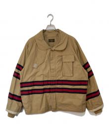 BEAMS PLUS×J.CREW（ビームスプラス×ジェイクルー）の古着「別注 ファイターブルゾン　38-18-0024-139」｜ベージュ