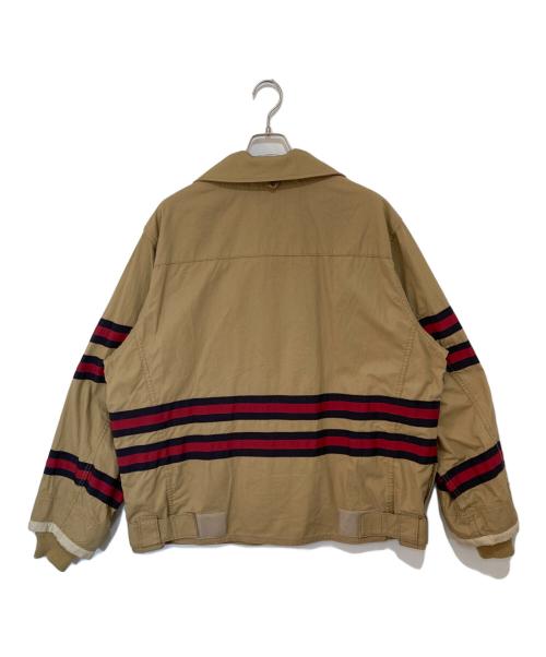 BEAMS PLUS（ビームスプラス）BEAMS PLUS (ビームスプラス) J.CREW (ジェイクルー) 別注 ファイターブルゾン　38-18-0024-139 ベージュ サイズ:Lの古着・服飾アイテム