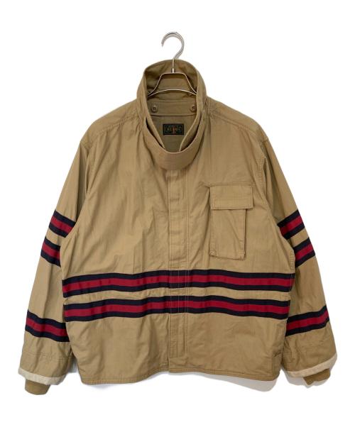 BEAMS PLUS（ビームスプラス）BEAMS PLUS (ビームスプラス) J.CREW (ジェイクルー) 別注 ファイターブルゾン　38-18-0024-139 ベージュ サイズ:Lの古着・服飾アイテム