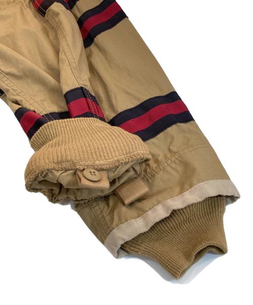 BEAMS PLUS（ビームスプラス）BEAMS PLUS (ビームスプラス) J.CREW (ジェイクルー) 別注 ファイターブルゾン　38-18-0024-139 ベージュ サイズ:Lの古着・服飾アイテム