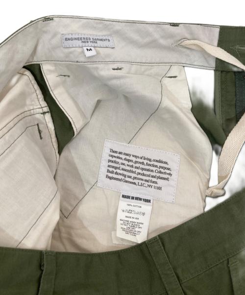 Engineered Garments（エンジニアドガーメンツ）Engineered Garments (エンジニアド ガーメンツ) Pilgrim Surf+Supply (ピルグリム サーフサプライ) BIKE SHORTS グリーン サイズ:Mの古着・服飾アイテム