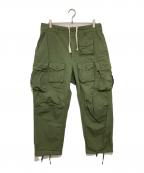 Engineered Garmentsエンジニアドガーメンツ）の古着「FA PANT COTTON BRUSHED HB」｜グリーン