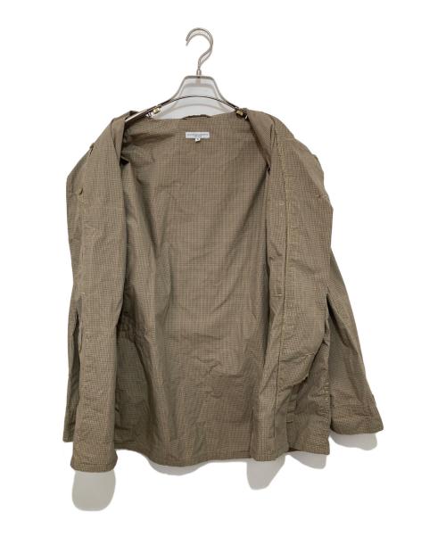 Engineered Garments（エンジニアドガーメンツ）Engineered Garments (エンジニアド ガーメンツ) NYCO MINI TATTERSALL BDU JACKET ブラウン サイズ:Sの古着・服飾アイテム