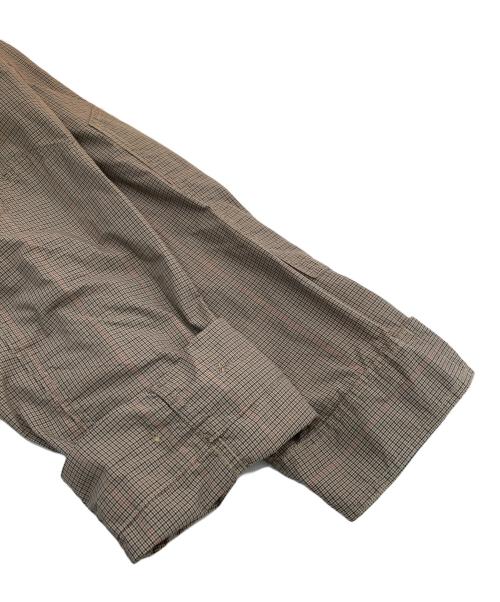 Engineered Garments（エンジニアドガーメンツ）Engineered Garments (エンジニアド ガーメンツ) NYCO MINI TATTERSALL BDU JACKET ブラウン サイズ:Sの古着・服飾アイテム