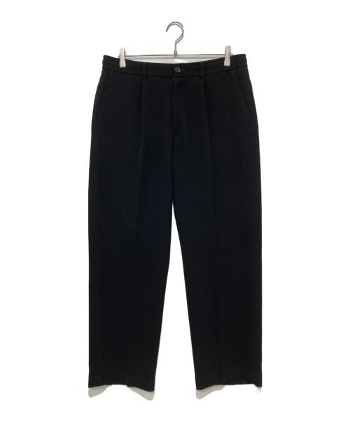 N.HOOLYWOOD（エヌ ハリウッド）N.HOOLYWOOD (エヌ ハリウッド) WIDE TAPERED EASY SLACKS ブラック サイズ:40の古着・服飾アイテム