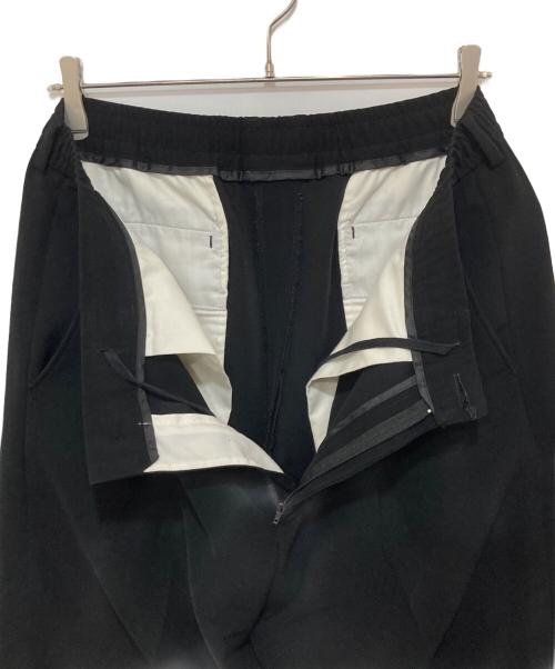 N.HOOLYWOOD（エヌ ハリウッド）N.HOOLYWOOD (エヌ ハリウッド) WIDE TAPERED EASY SLACKS ブラック サイズ:40の古着・服飾アイテム