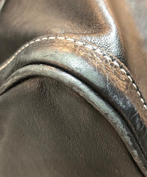 N.HOOLYWOOD（エヌ ハリウッド）N.HOOLYWOOD (エヌ ハリウッド) PORTER (ポーター) レザートートバッグ ブラックの古着・服飾アイテム