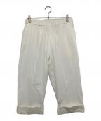 MM6 Maison Margielaエムエムシックスメゾンマルジェラ）の古着「イージーワイドレッグ パンツ」｜ホワイト