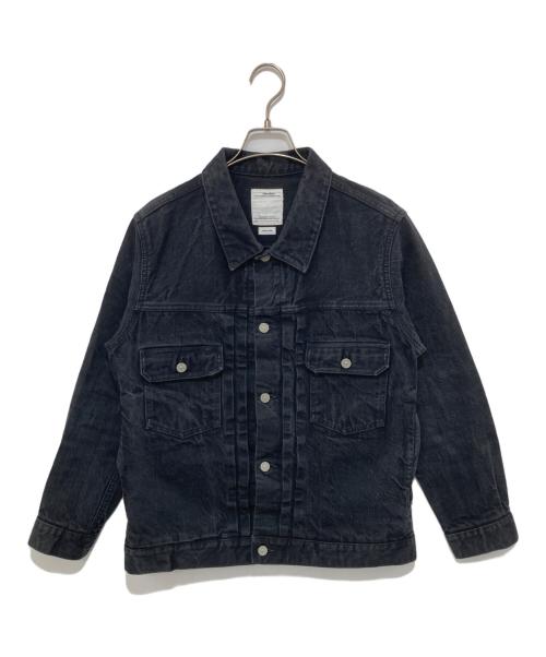 VISVIM（ビズビム）VISVIM (ビズビム) デニムジャケット ブラック サイズ:4の古着・服飾アイテム