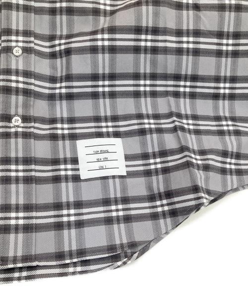 Thom Browne（トムブラウン）Thom Browne (トムブラウン) チェックシャツ グレー サイズ:2の古着・服飾アイテム