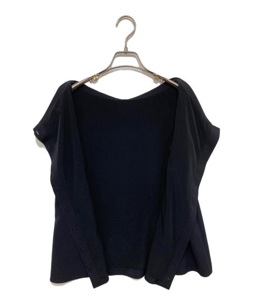 FOXEY NEWYORK（フォクシーニューヨーク）FOXEY NEWYORK (フォクシーニューヨーク) Freesia Blouse ブラック サイズ:記載無しの古着・服飾アイテム