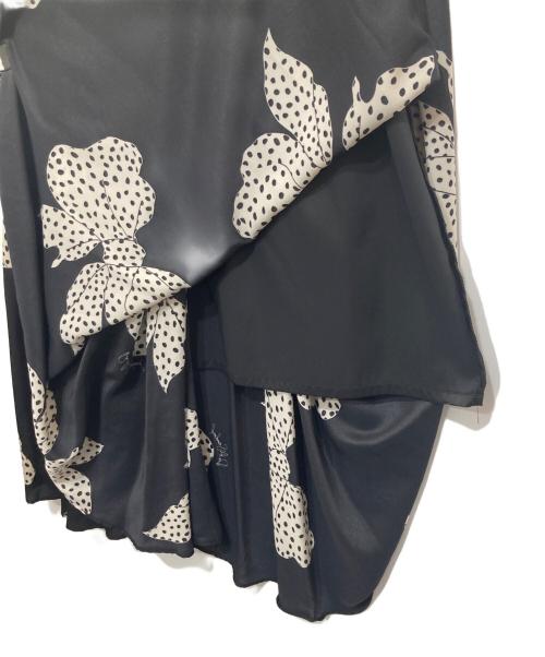 Sov.（ソブ）Sov. (ソブ) リボン柄スカート ブラック サイズ:38の古着・服飾アイテム