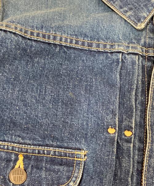 HUMAN MADE（ヒューマンメイド）HUMAN MADE (ヒューマンメイド) DENIM WORK JACKET デニムワークジャケット HM27JK015 インディゴ サイズ:Lの古着・服飾アイテム