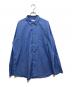 Graphpaper（グラフペーパー）の古着「長袖シャツ」｜ブルー
