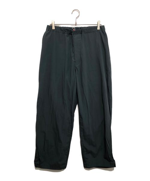 Graphpaper（グラフペーパー）Graphpaper (グラフペーパー) Semi-Dull Poplin Track Pants グリーン サイズ:2の古着・服飾アイテム