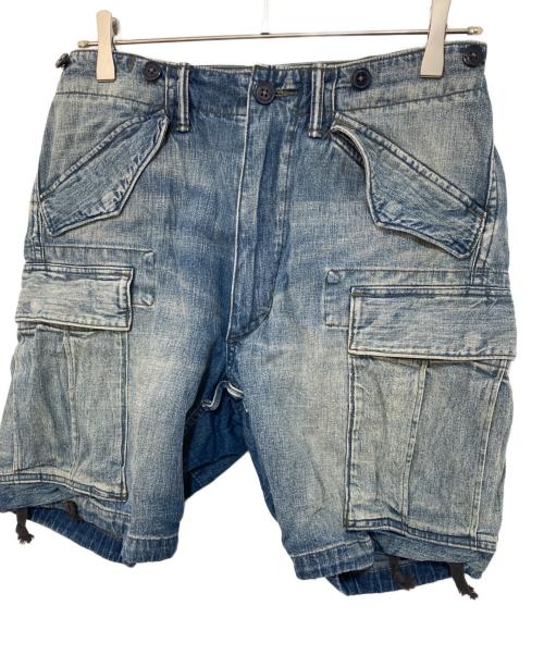 RRL（ダブルアールエル）RRL (ダブルアールエル) Ron Herman (ロンハーマン) Denim Cargo Short インディゴ サイズ:SIZE 29の古着・服飾アイテム
